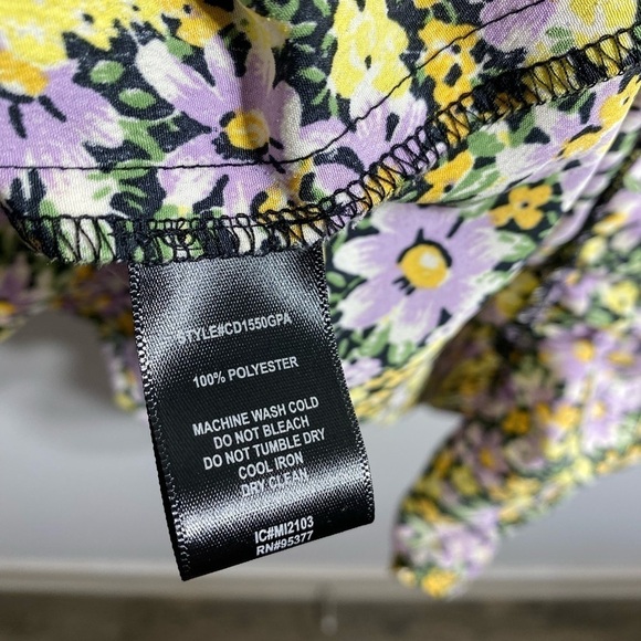 REVOLVE Sanctuary Fresh Breeze Square Neck Floral Puff Sleeve Mini Dress - Picture 4 of 13